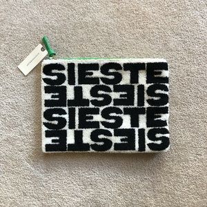 NWT 🌟 Clare V. x Anthropologie Sieste Zip Pouch